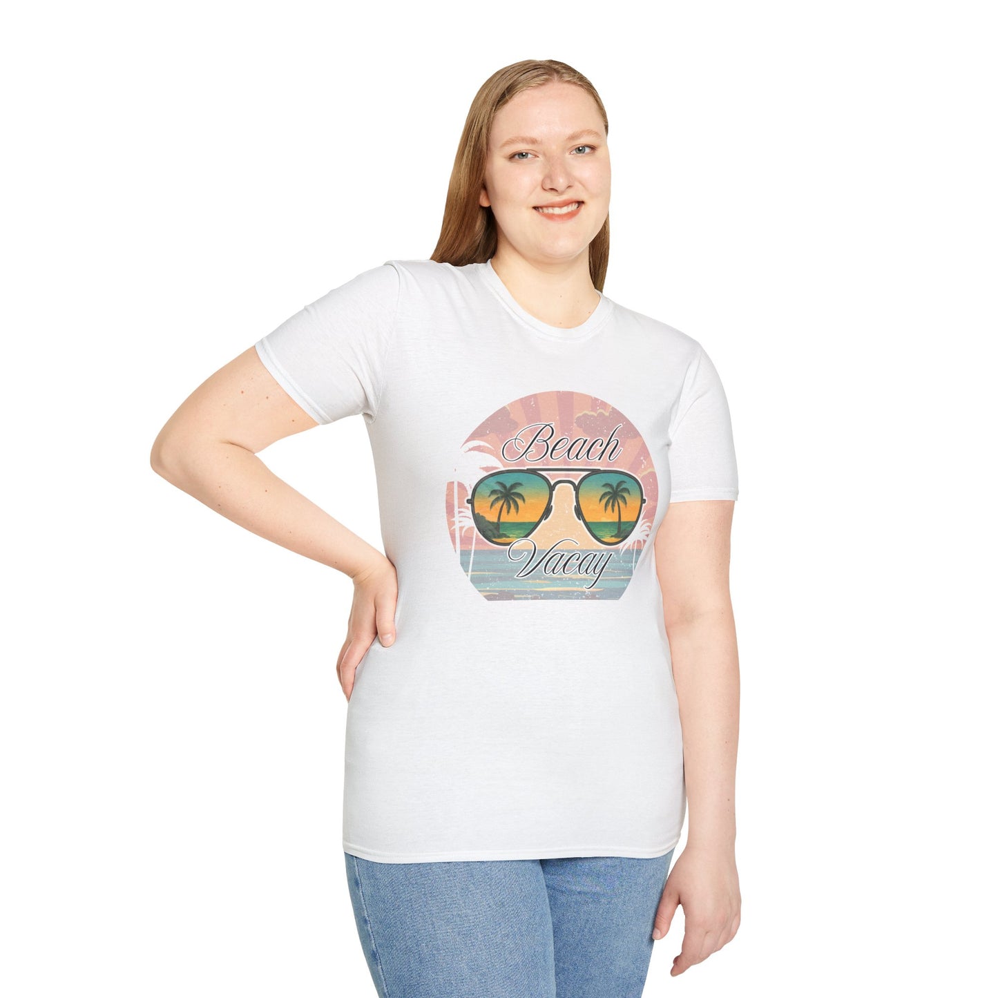 Beach Vacay Unisex Softstyle T-Shirt - Chill Summer Vibes