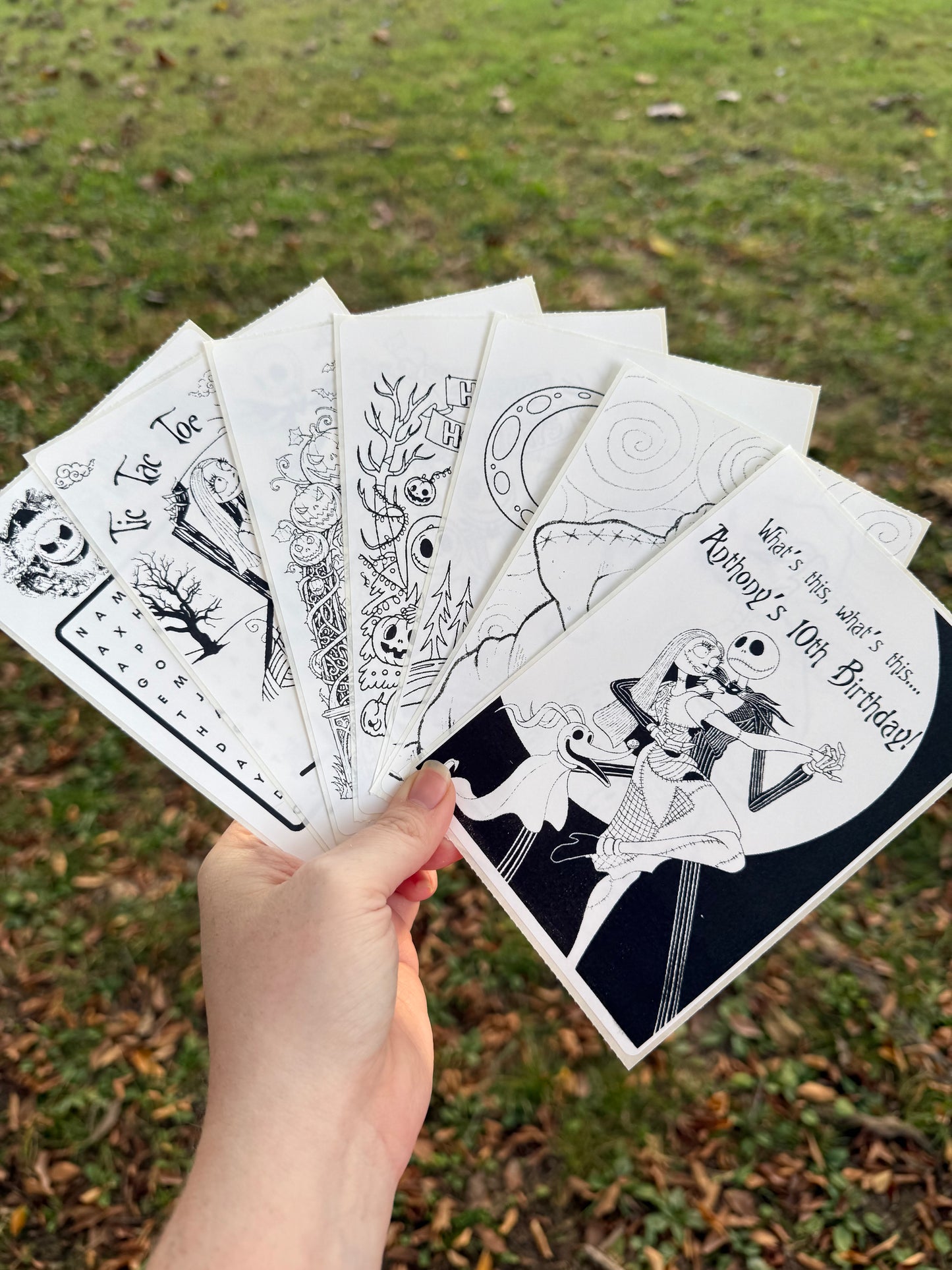 Nightmare Before Christmas Coloring Sticker Pack