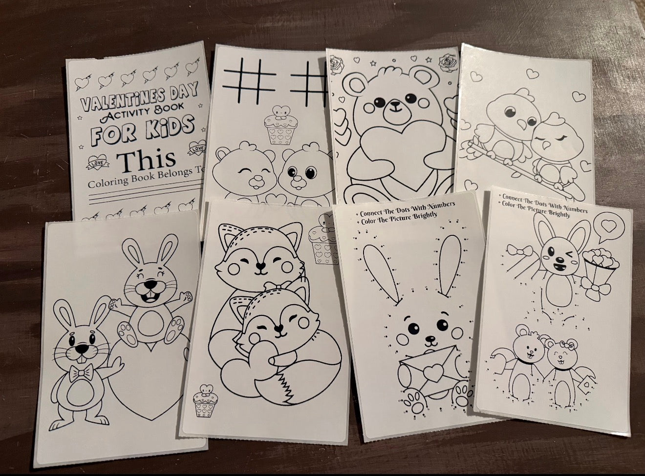Valentine’s Day Coloring Sticker Pack