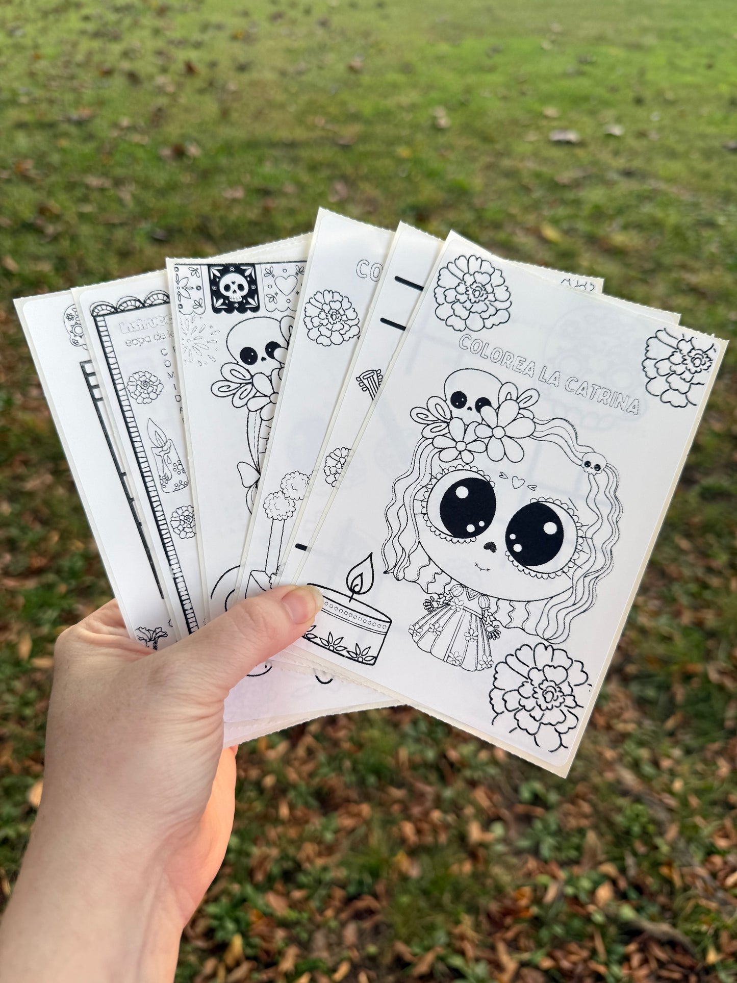 Day of the Dead Coloring Sticker Pack