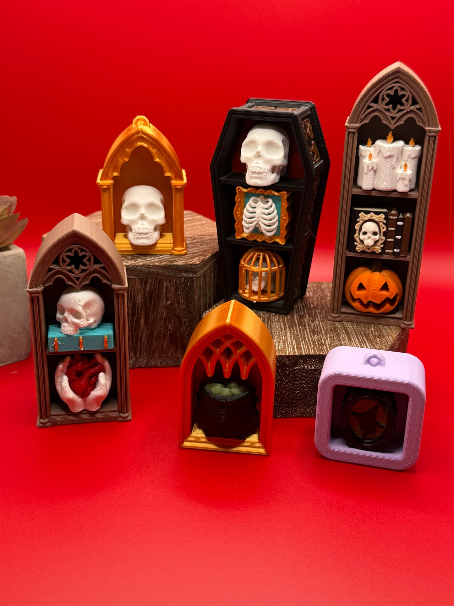 Spooky Book Shelf Clickers