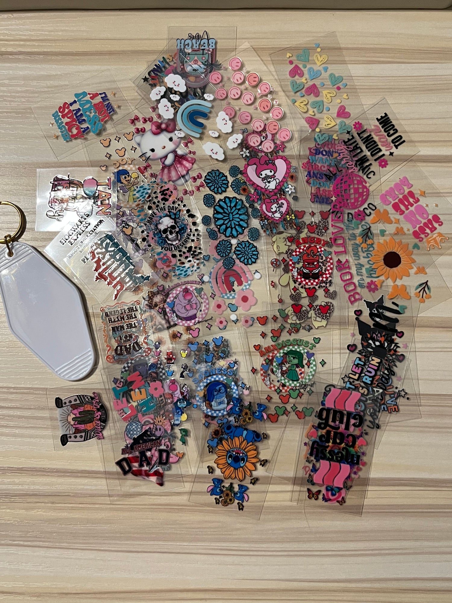 UV DTF Keychains