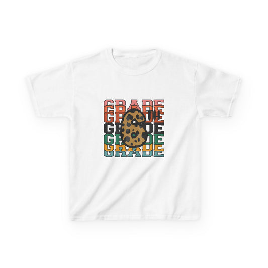 6th Grade Fun Animal Print Kids Heavy Cotton Tee - Perfect for Back to School & Play!