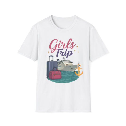 Girls Trip Unisex Softstyle T-Shirt - Perfect for Travel Enthusiasts