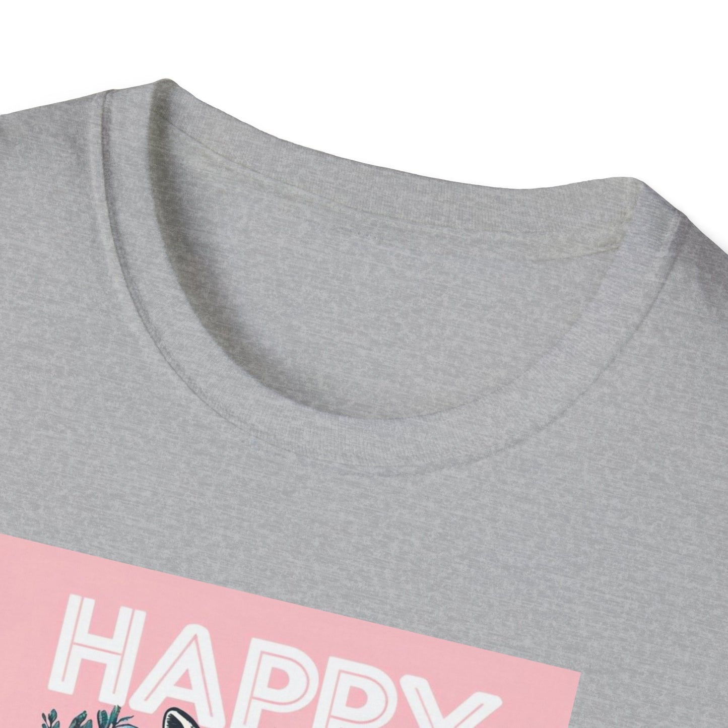 Easter Bunny Unisex Softstyle T-Shirt - Happy Easter Graphic Tee
