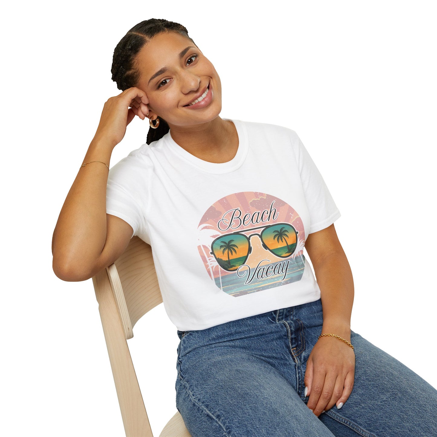 Beach Vacay Unisex Softstyle T-Shirt - Chill Summer Vibes