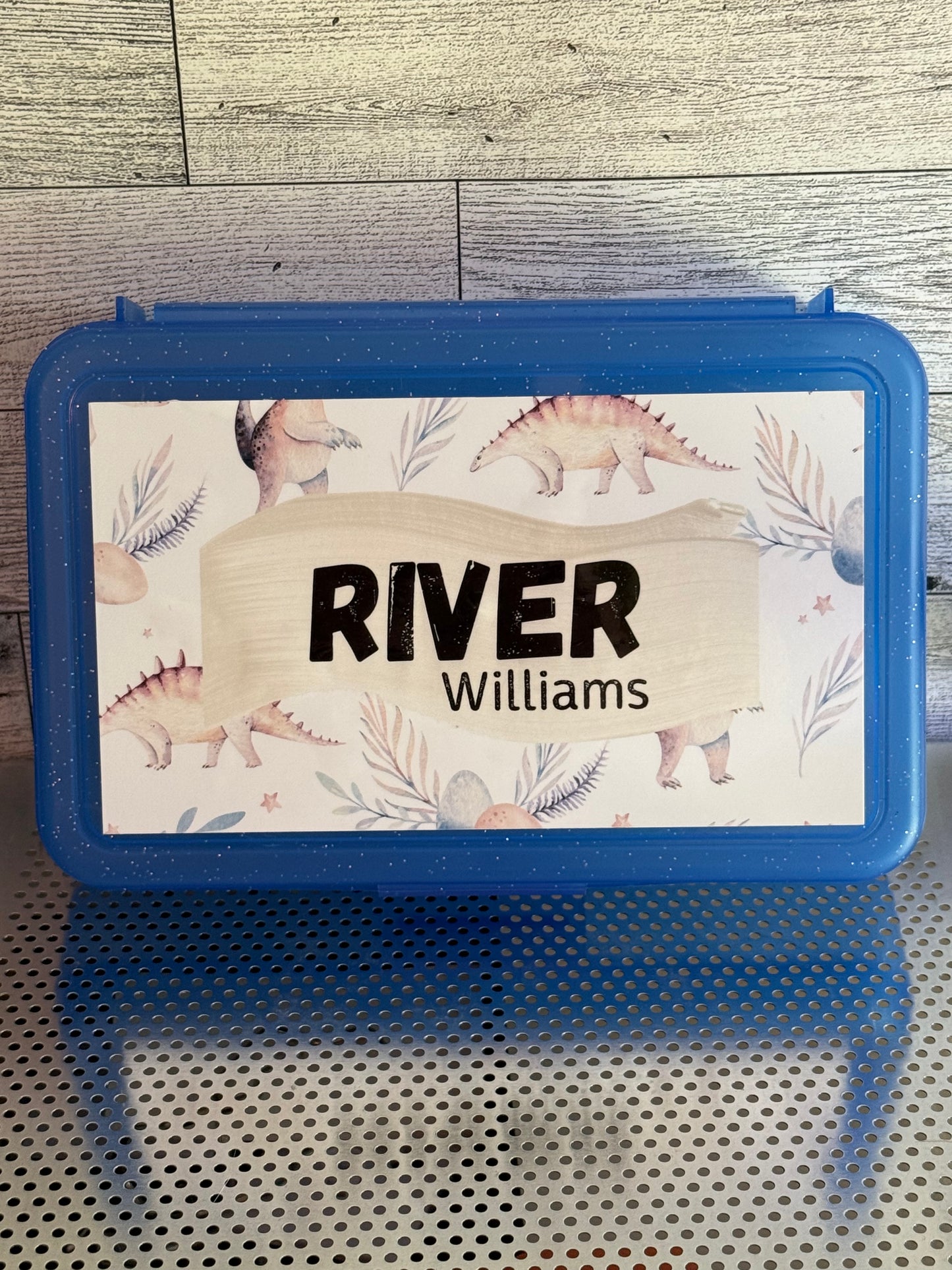 School Theme Customized Pencil Box STICKER ONLY