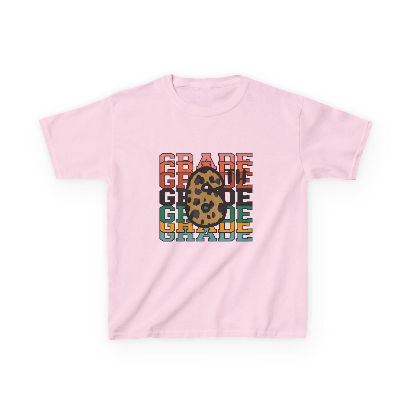 6th Grade Fun Animal Print Kids Heavy Cotton Tee - Perfect for Back to School & Play!