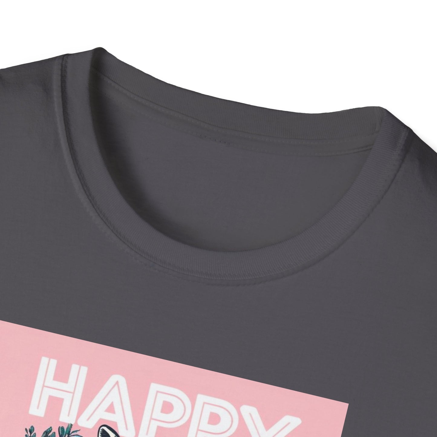 Easter Bunny Unisex Softstyle T-Shirt - Happy Easter Graphic Tee