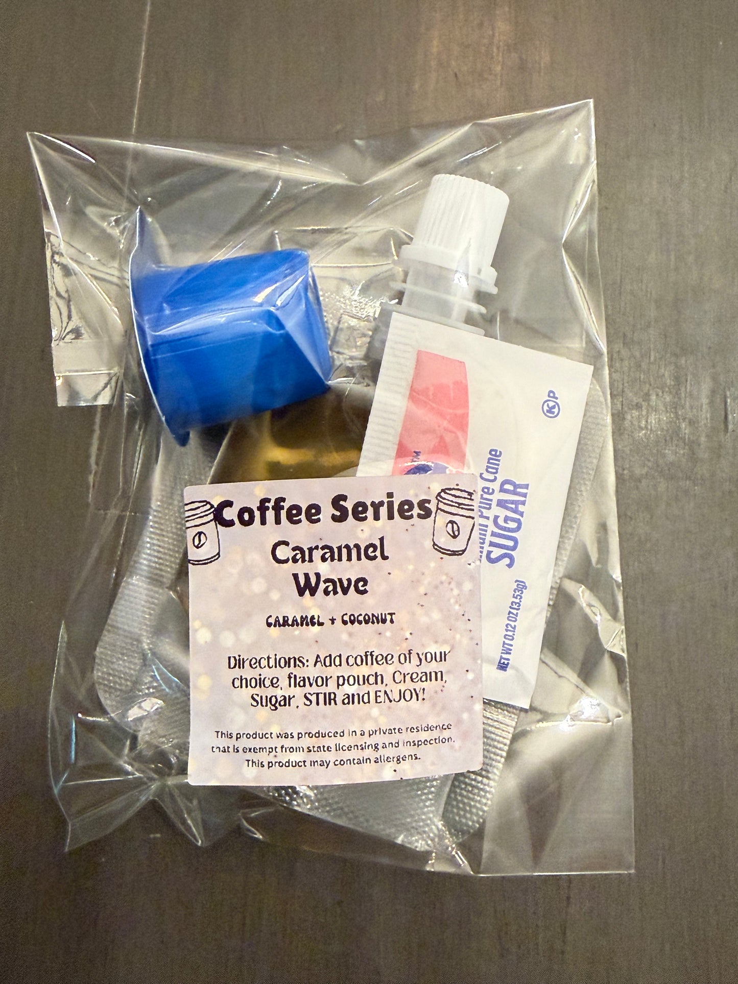 Dirty Coffee Series Menu - Dirty Coffee Flavor Pouches