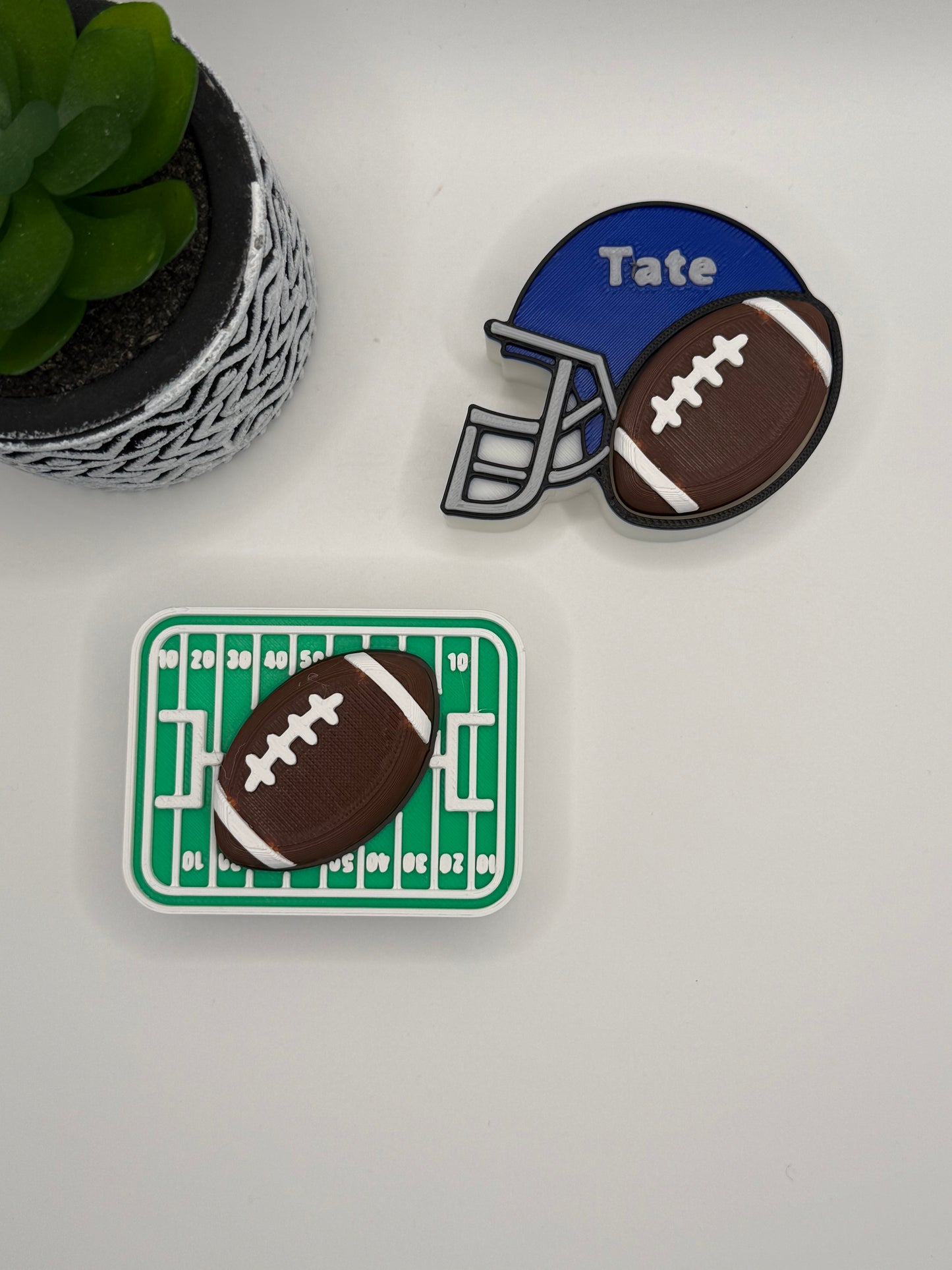 Personalized Sports Fidget Clickers | Baseball Home Plate | Softball Home Plate | Basketball Goal | Soccer Jersey | Football |Keychains