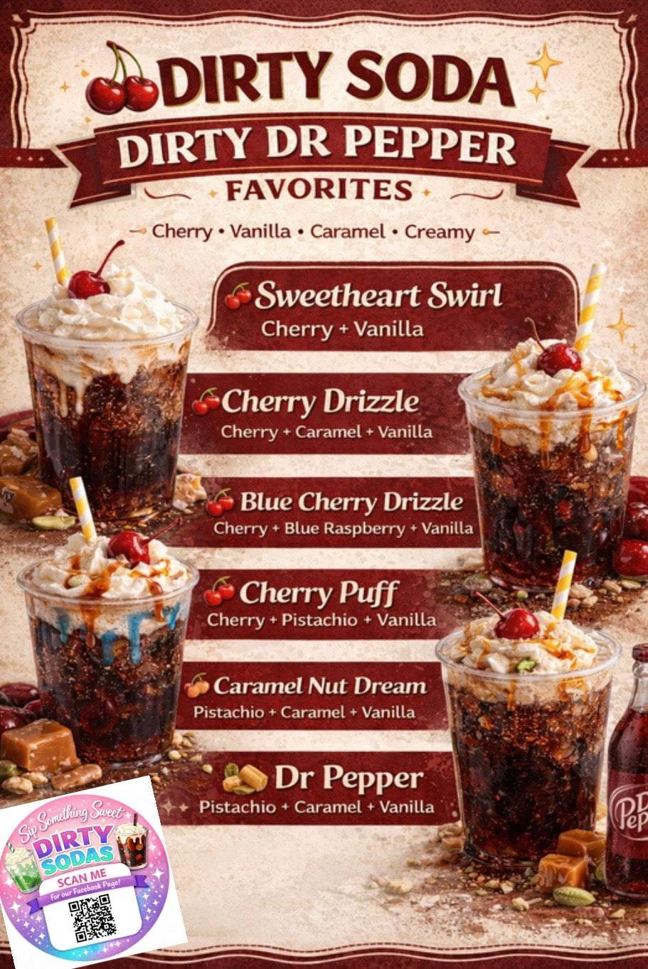 Dirty Soda Flavor Pouches | Just add to soda, Stir and Enjoy