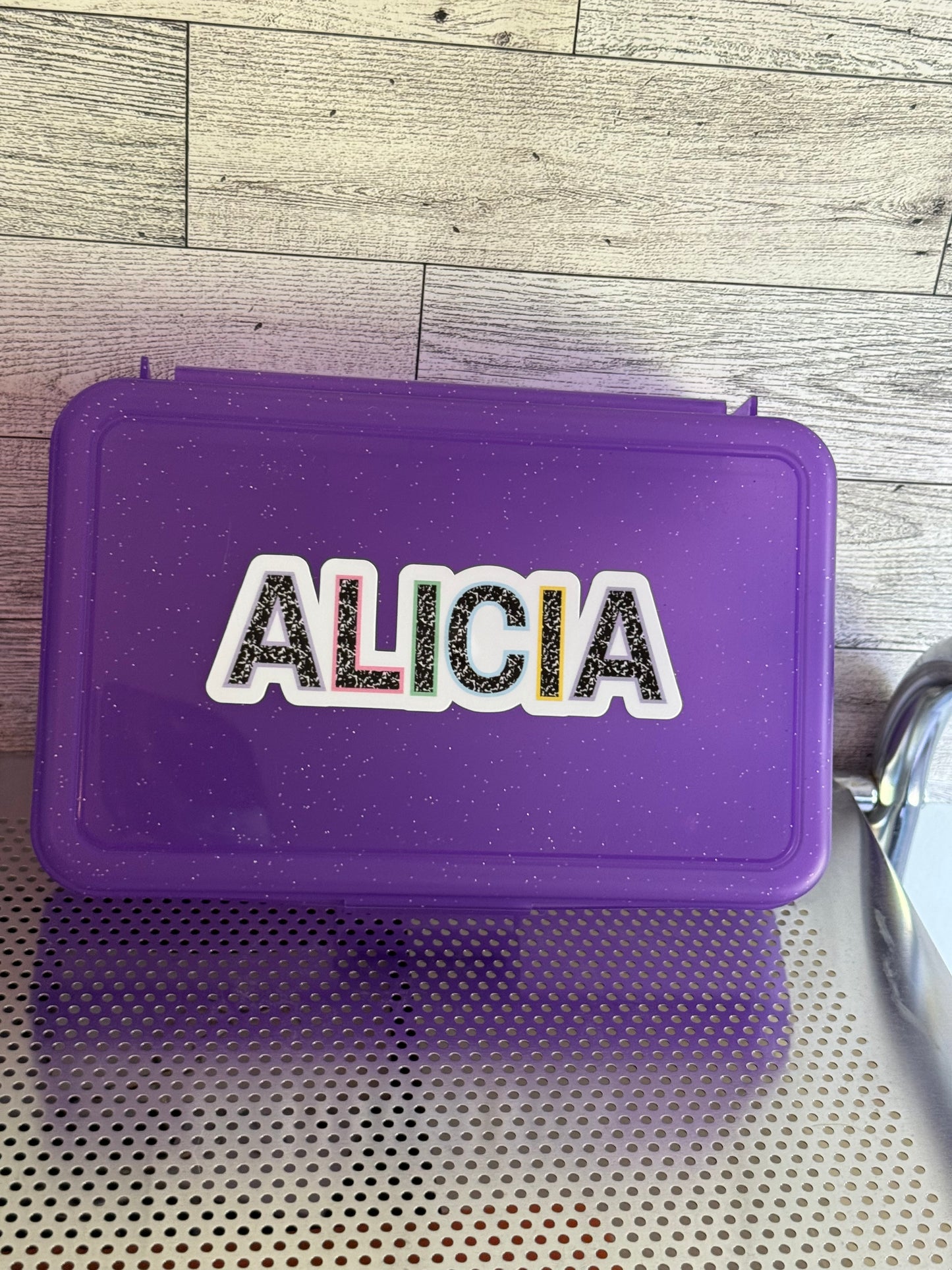 School Theme Customized Pencil Box
