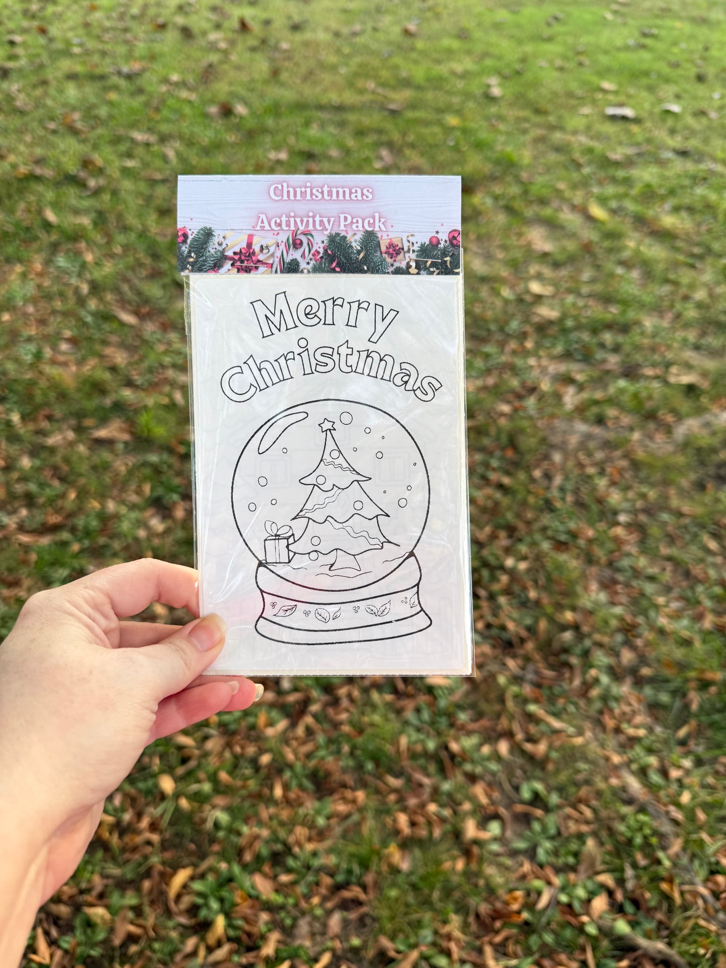 Christmas Themed Coloring Sticker Packs | Christmas | Elf | Grinch | Party Favors