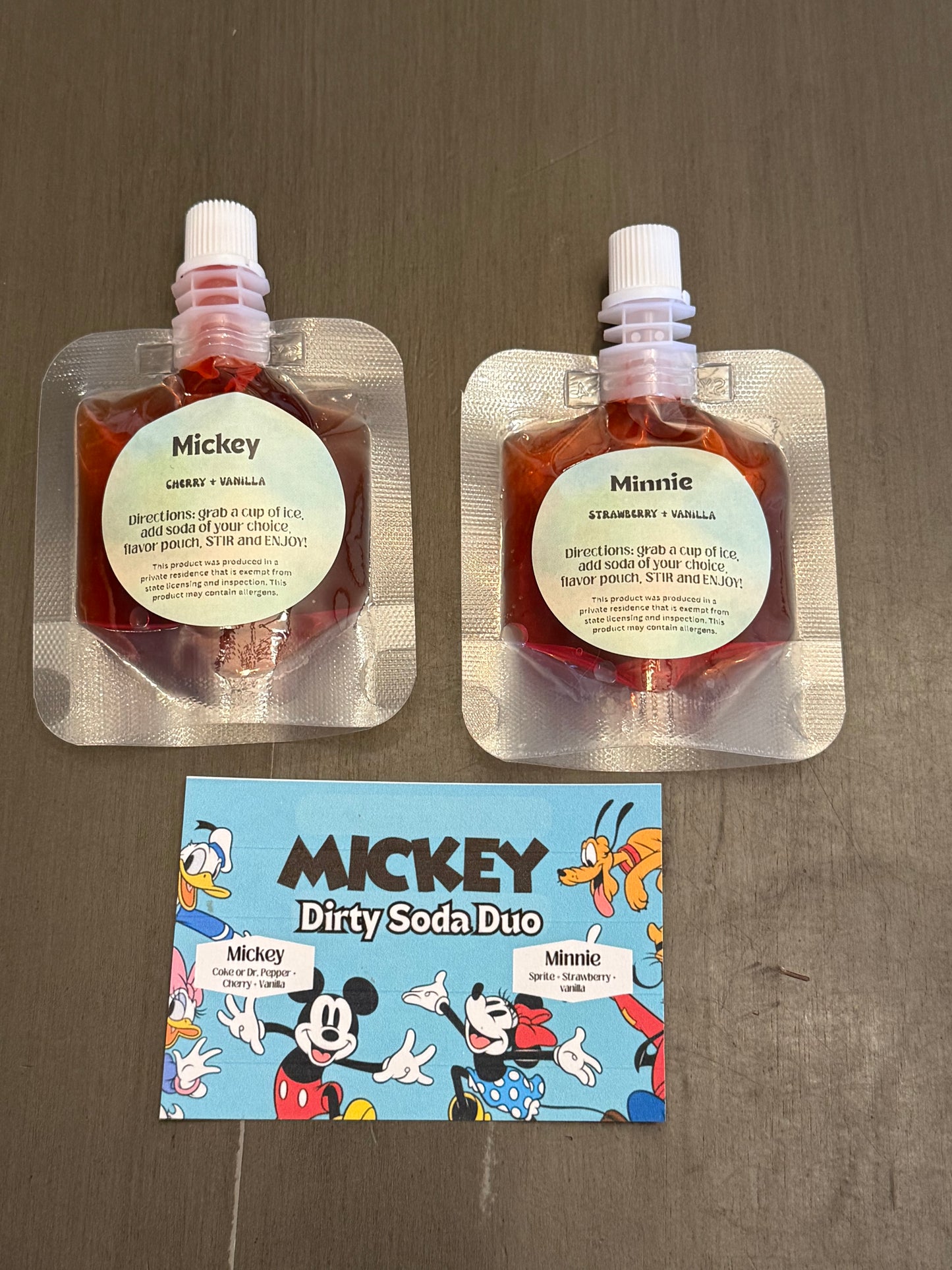 Movie Inspired Dirty Soda Pouches