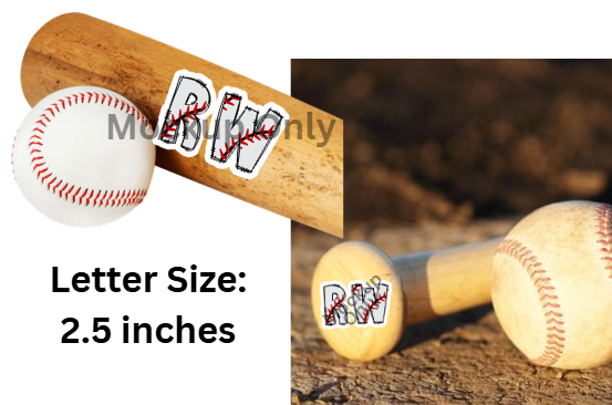 Baseball or Softball Customized Helmet Decal