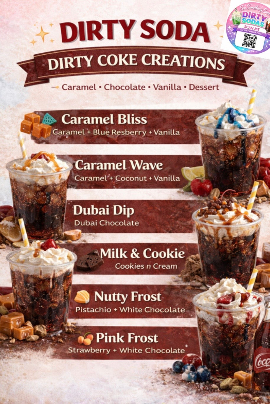 Dirty Soda Flavor Pouches | Just add to soda, Stir and Enjoy