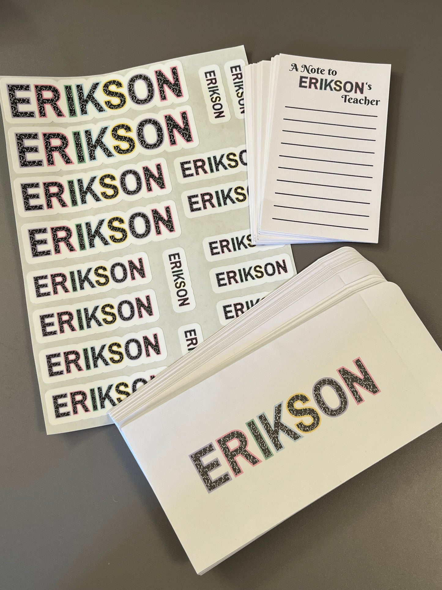 School Envelope Bundle