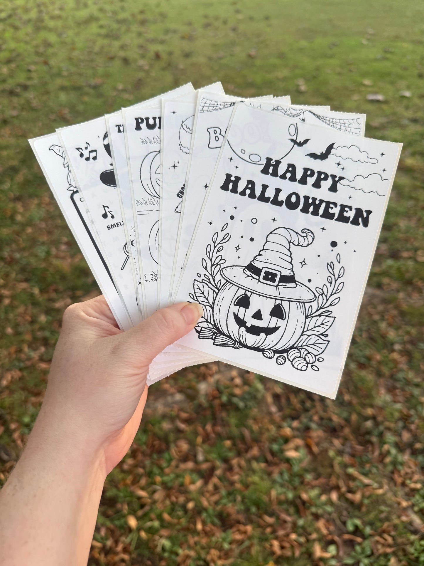 Holiday Themed Coloring Sticker Packs