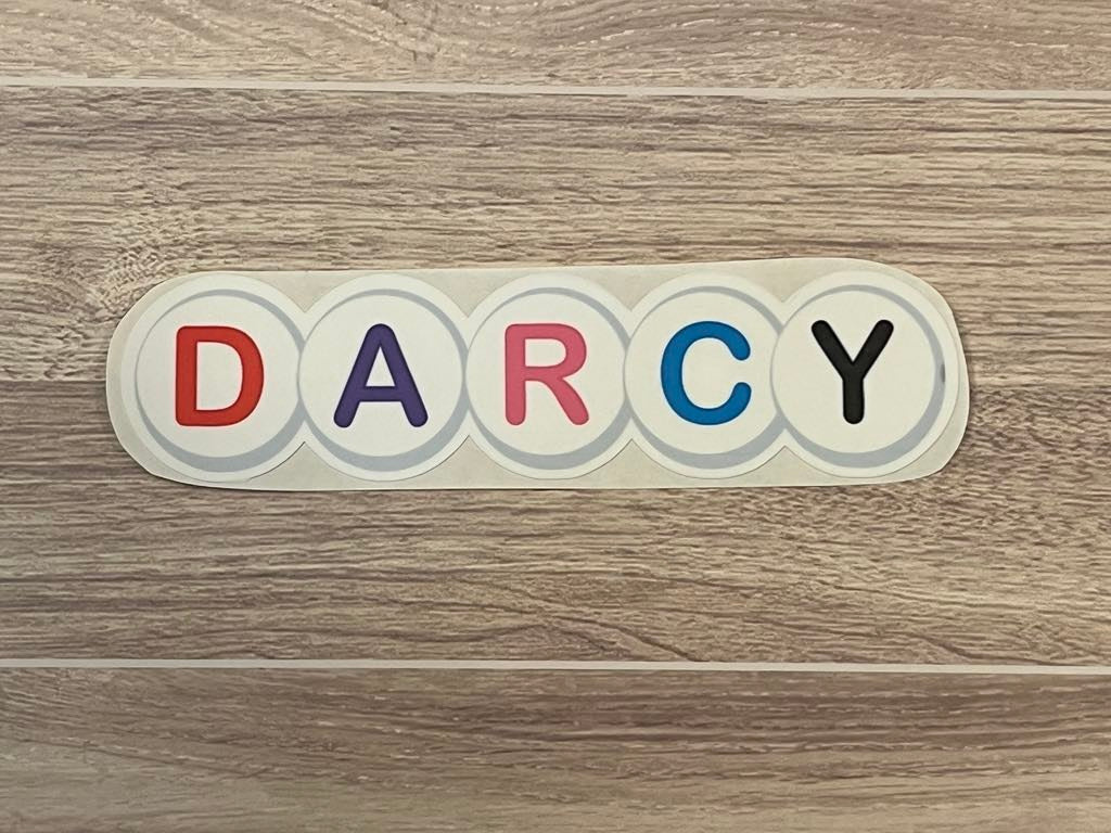 Bead Name Decal