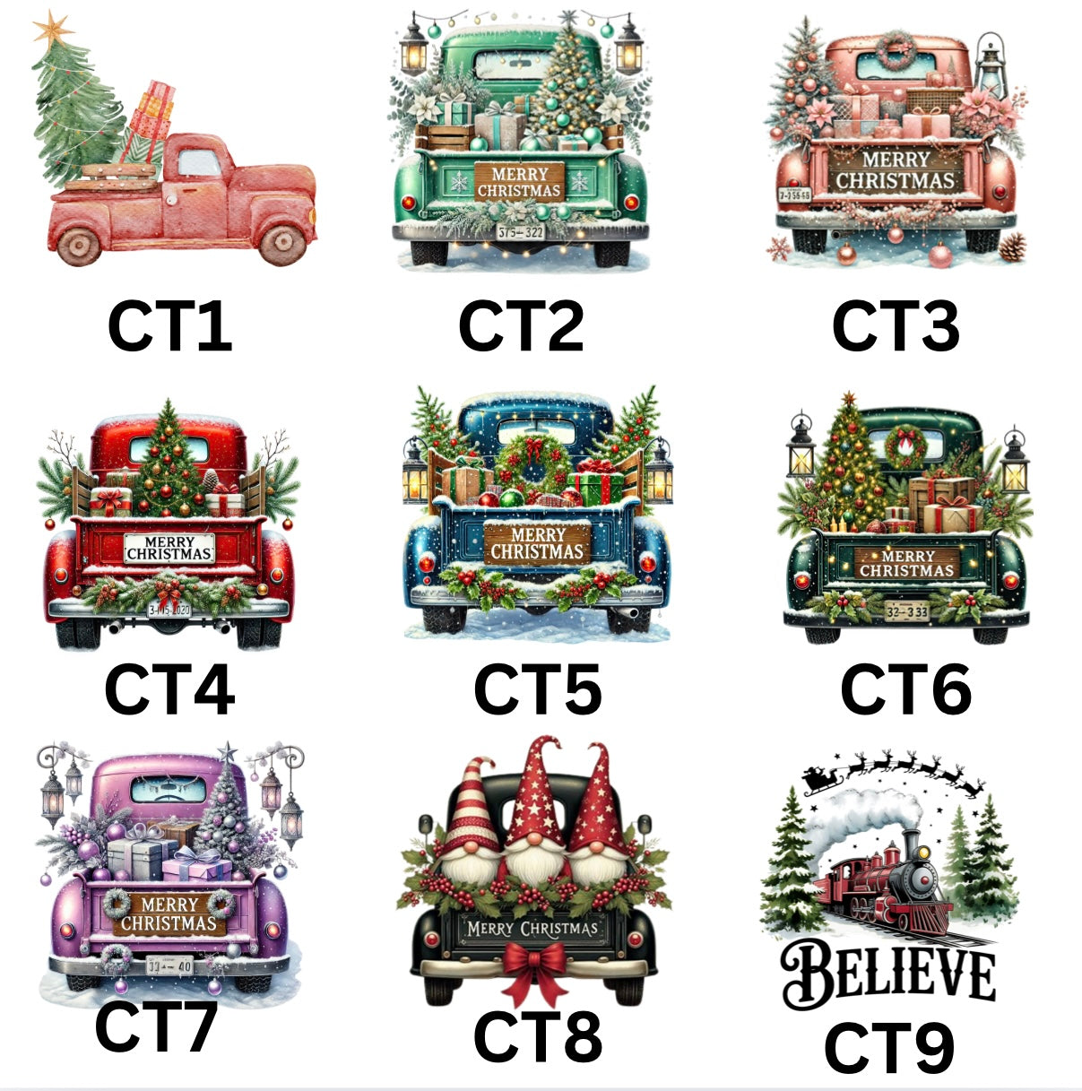 Holiday Themed Personalized Envelopes