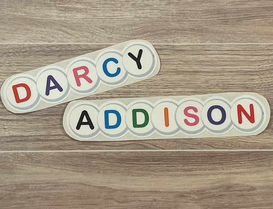 Bead Name Decal