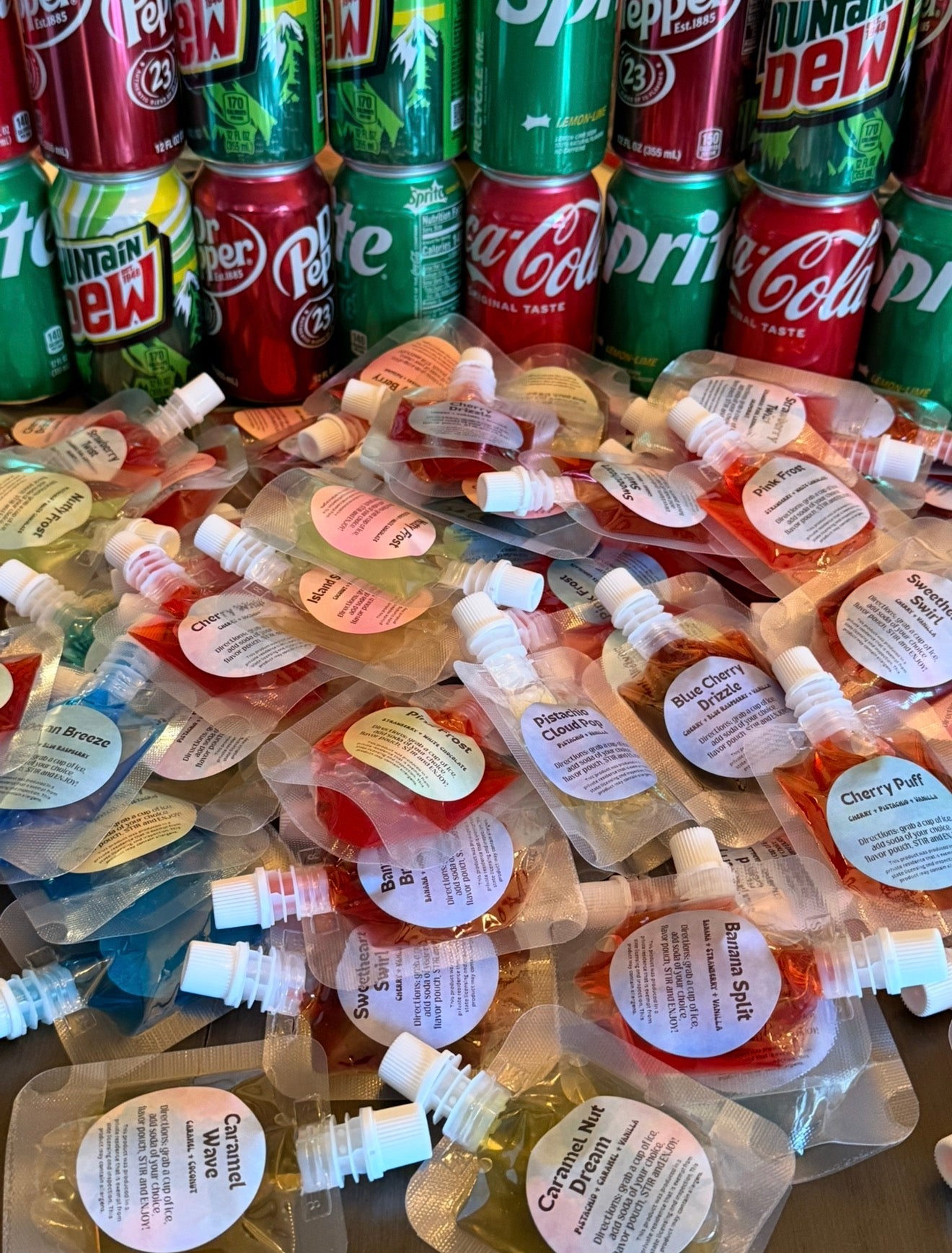 Dirty Soda Flavor Pouches | Just add to soda, Stir and Enjoy