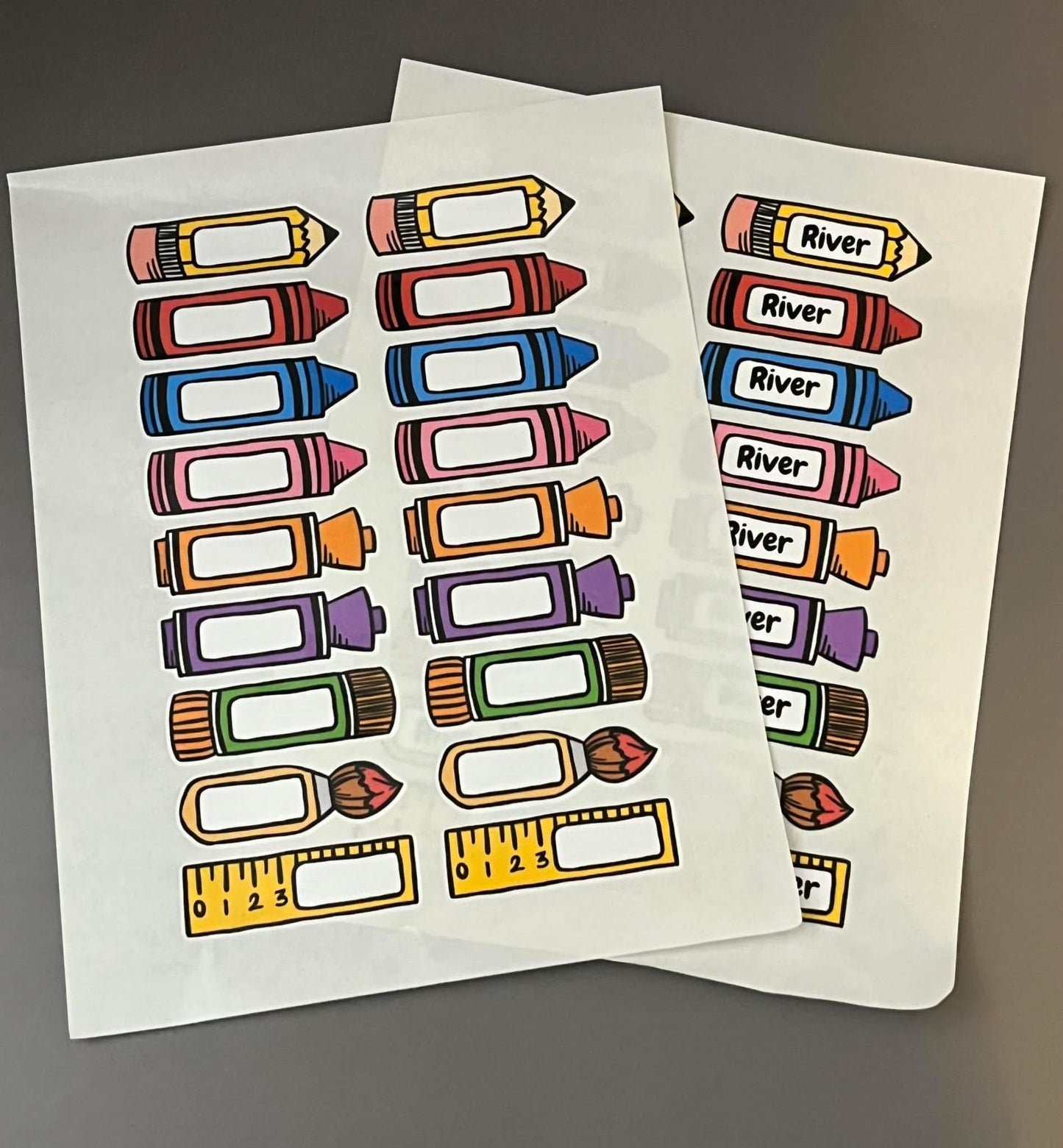 School Name Labels