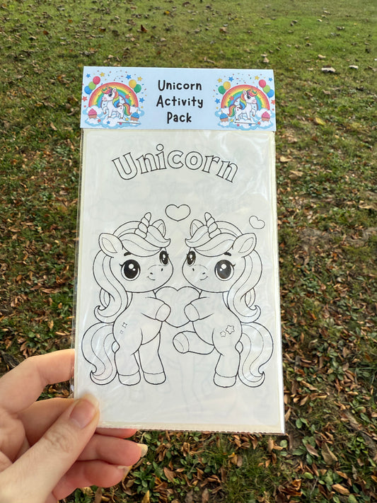 Unicorn Coloring Sticker Pack