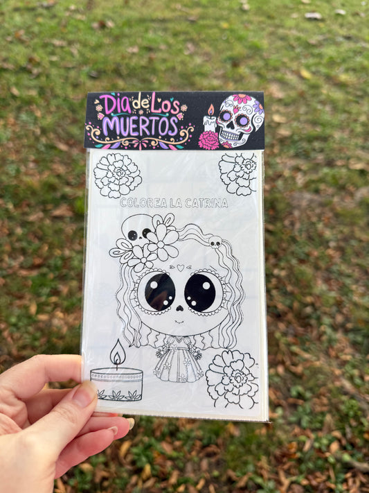 Day of the Dead Coloring Sticker Pack