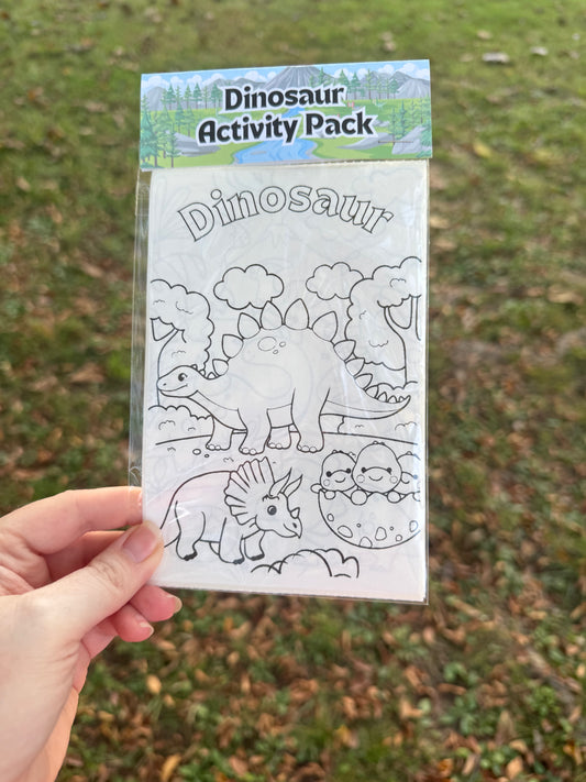 Dinosaur Coloring Sticker Pack