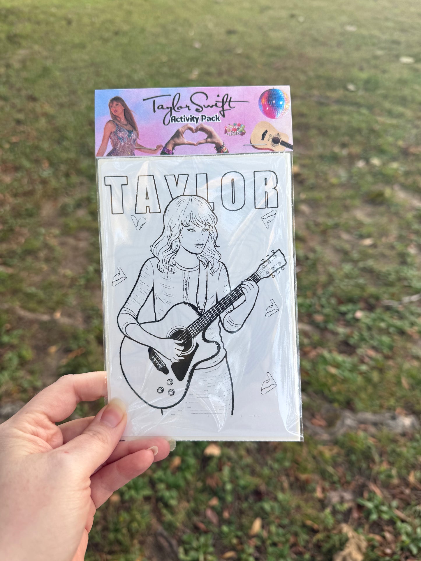 Taylor Swift Coloring Sticker Pack | Party Favors