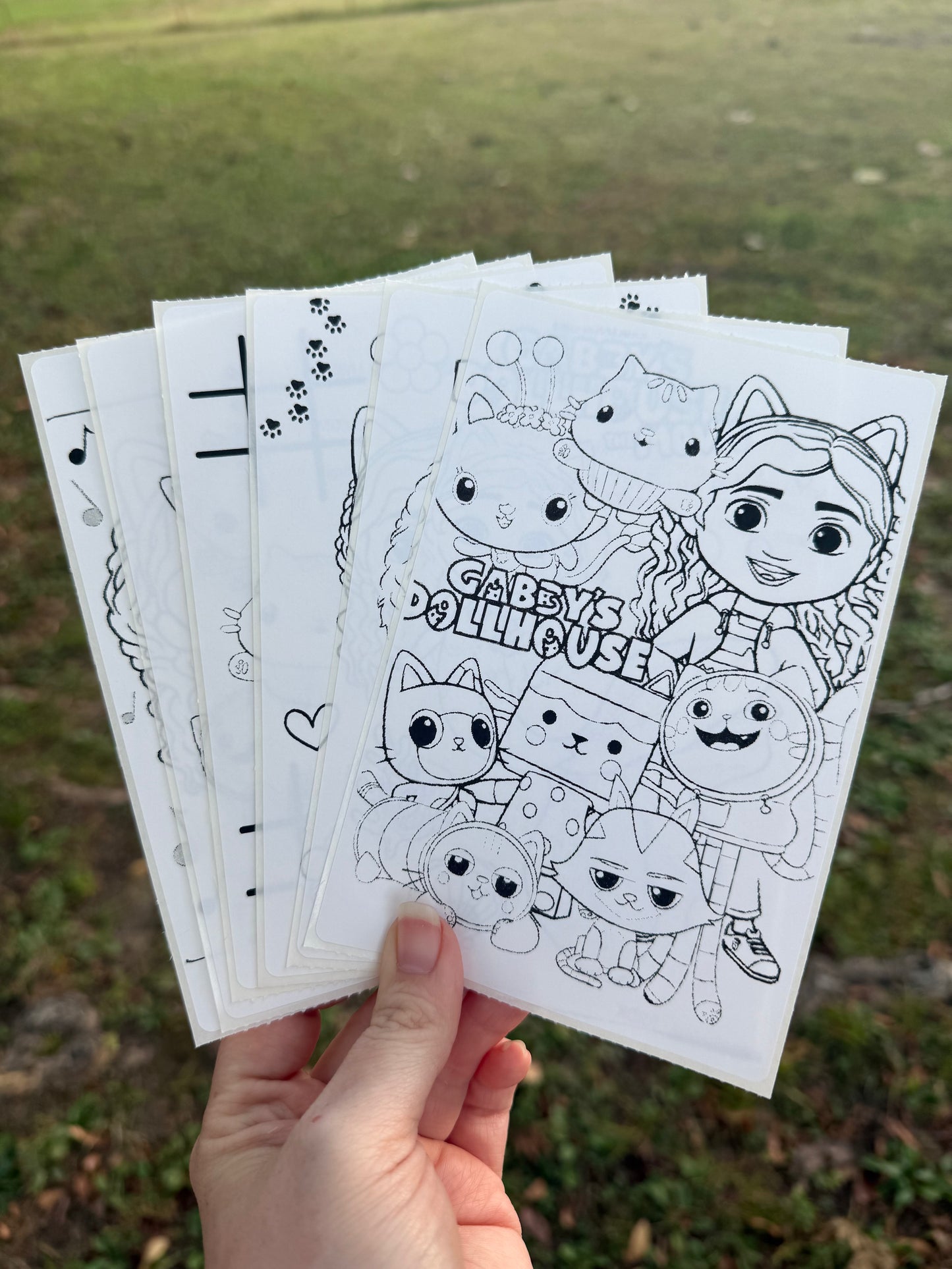 Gabby’s Dollhouse Coloring Sticker Pack | Party Favors