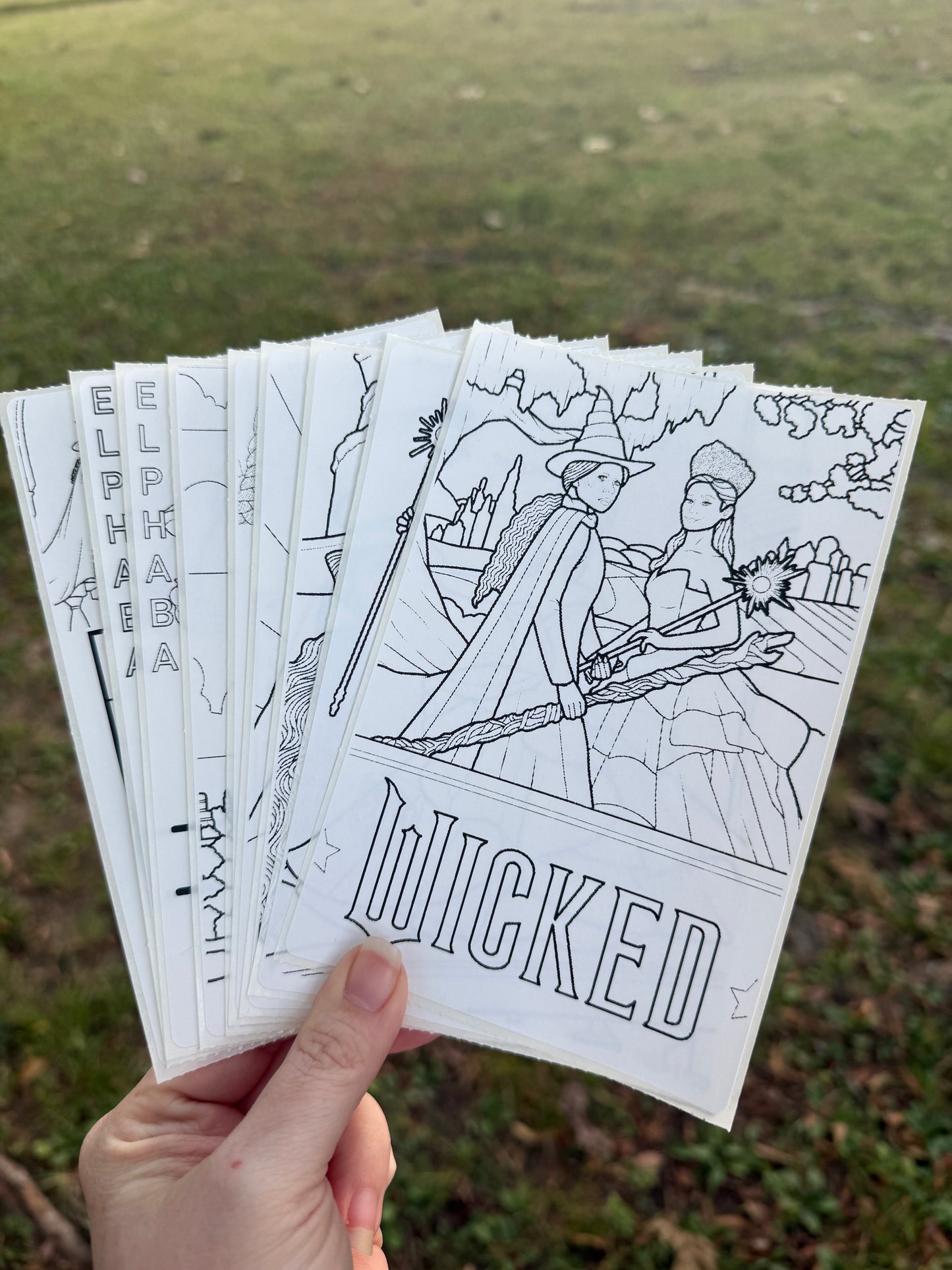 Wicked Coloring Sticker Pack | Party Favors