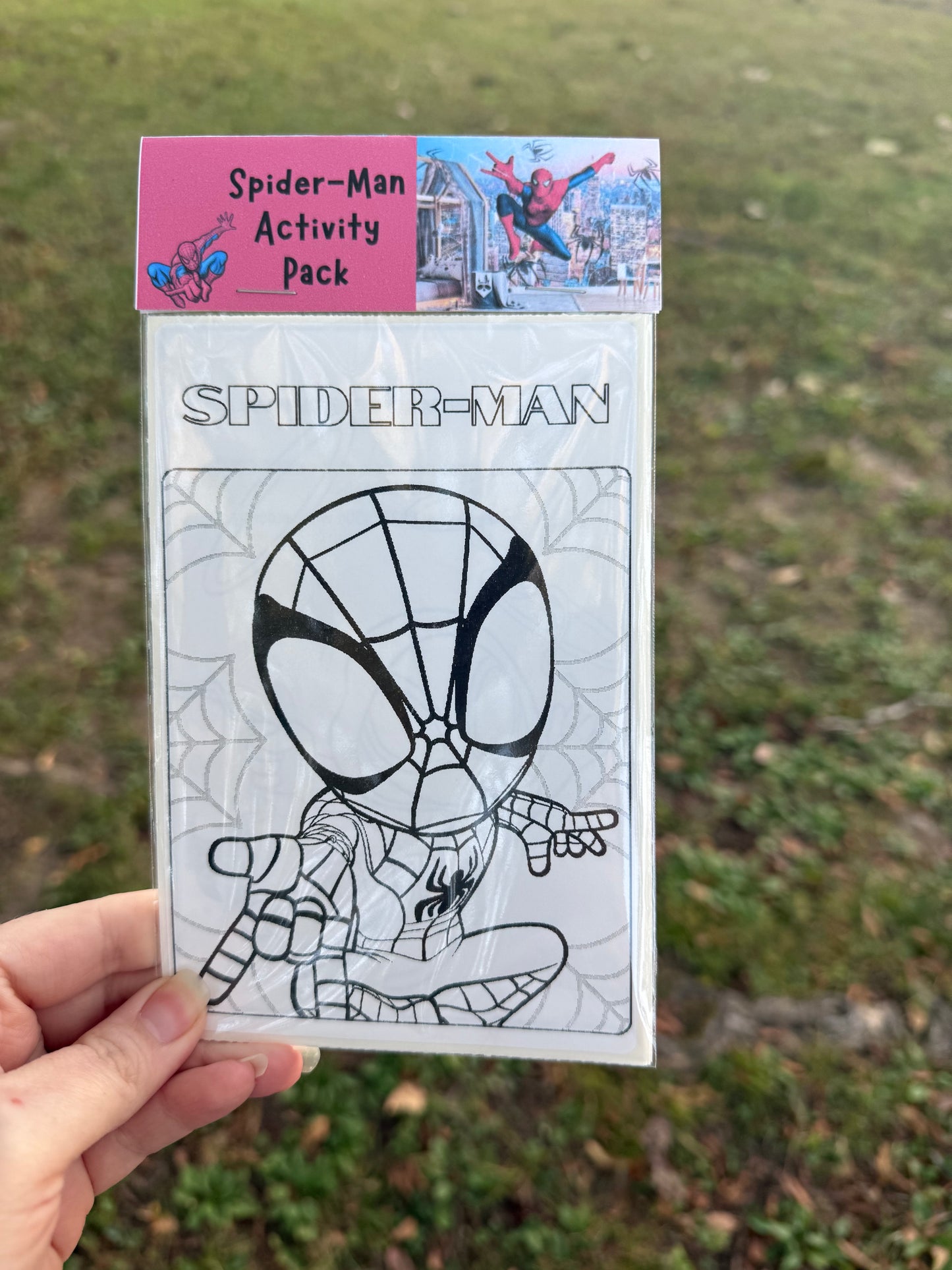 Spider-Man Coloring Sticker Pack | Party Favors