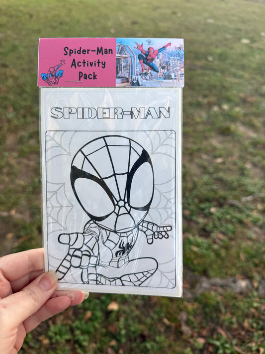 Spider-Man Coloring Sticker Pack | Party Favors