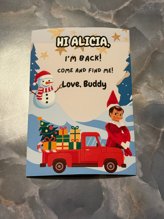 Christmas Elf Foam Puzzle | Elf Return Letter