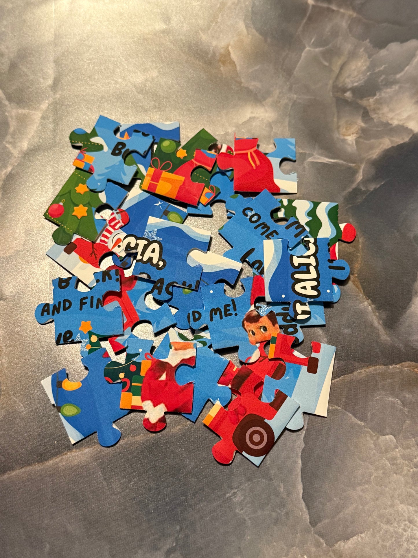 Christmas Elf Foam Puzzle | Elf Return Letter