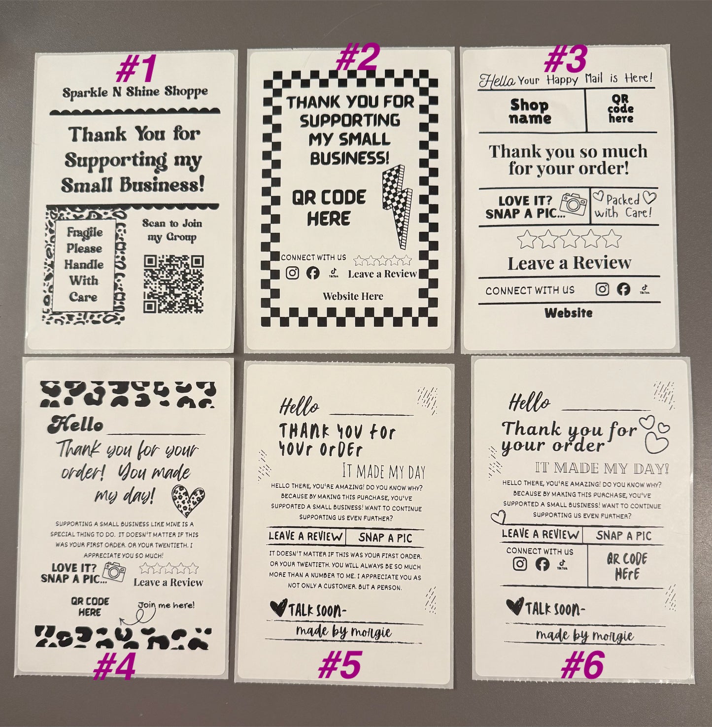 Custom Labels