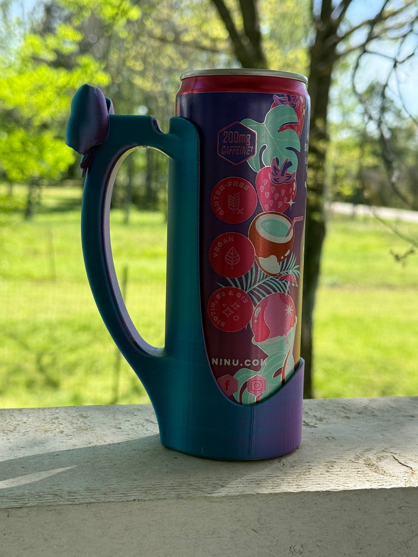 12oz Slim Can Holder | Bow Design | Multi Color | Solid Color | Alani NOT Included