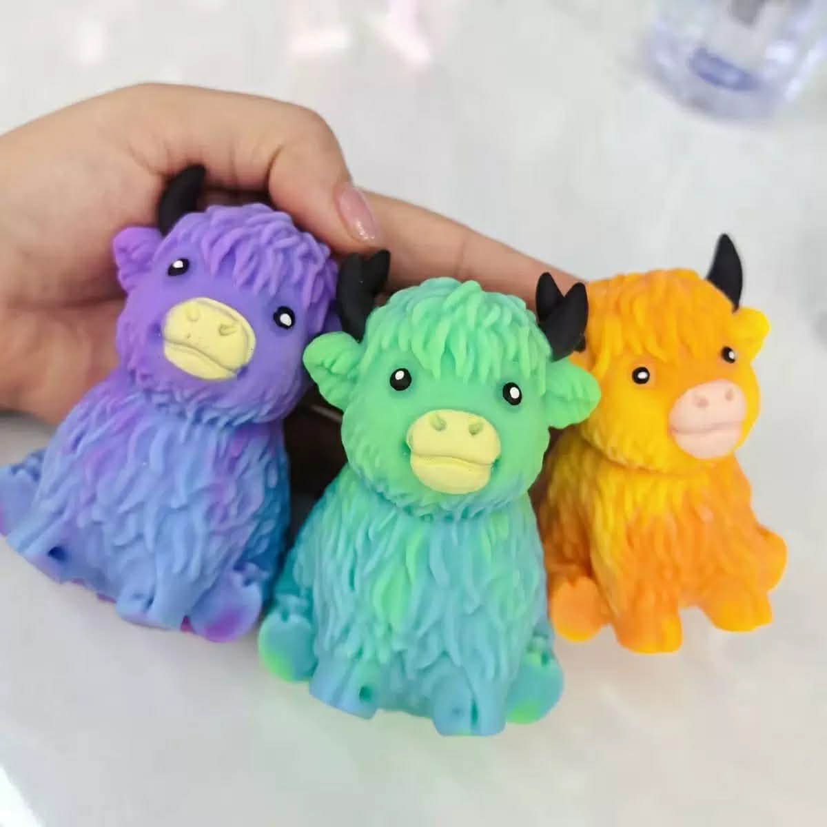Stress Toys PREORDER | TAT up to 4 weeks | Butter | Bears | Highland Cows | Jellyfish | Dumplings | Cheese