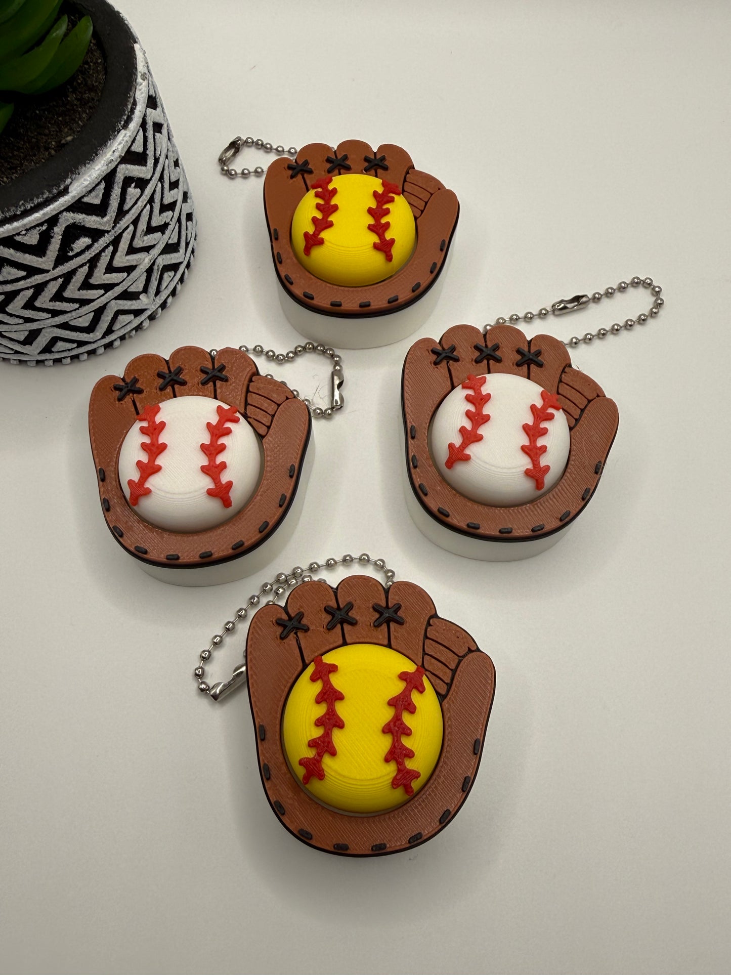 Baseball Fidget Clickers | Softball Fidget Clickers