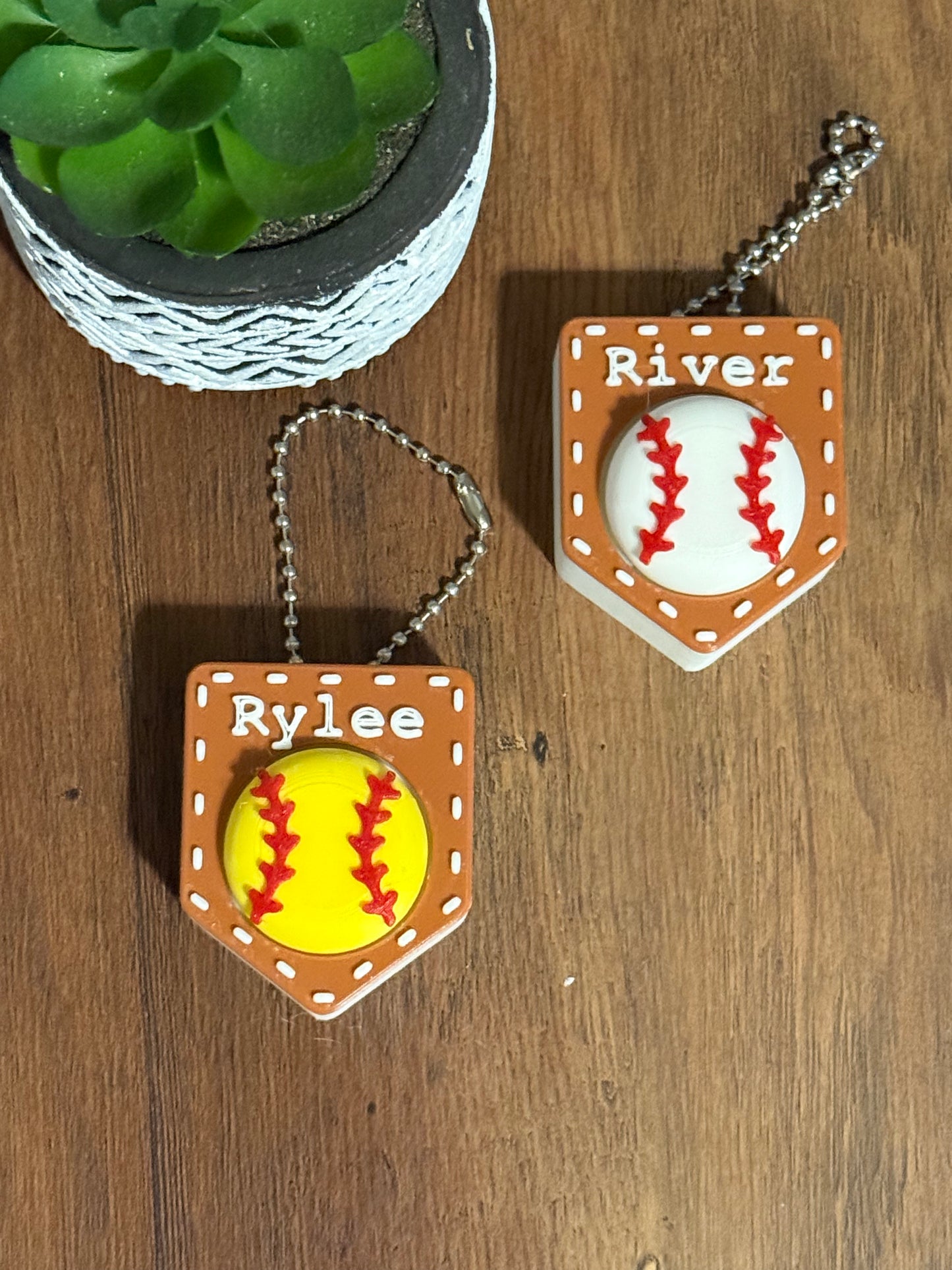 Baseball Home Plate Fidget Clickers | Softball Home Plate Fidget Clickers