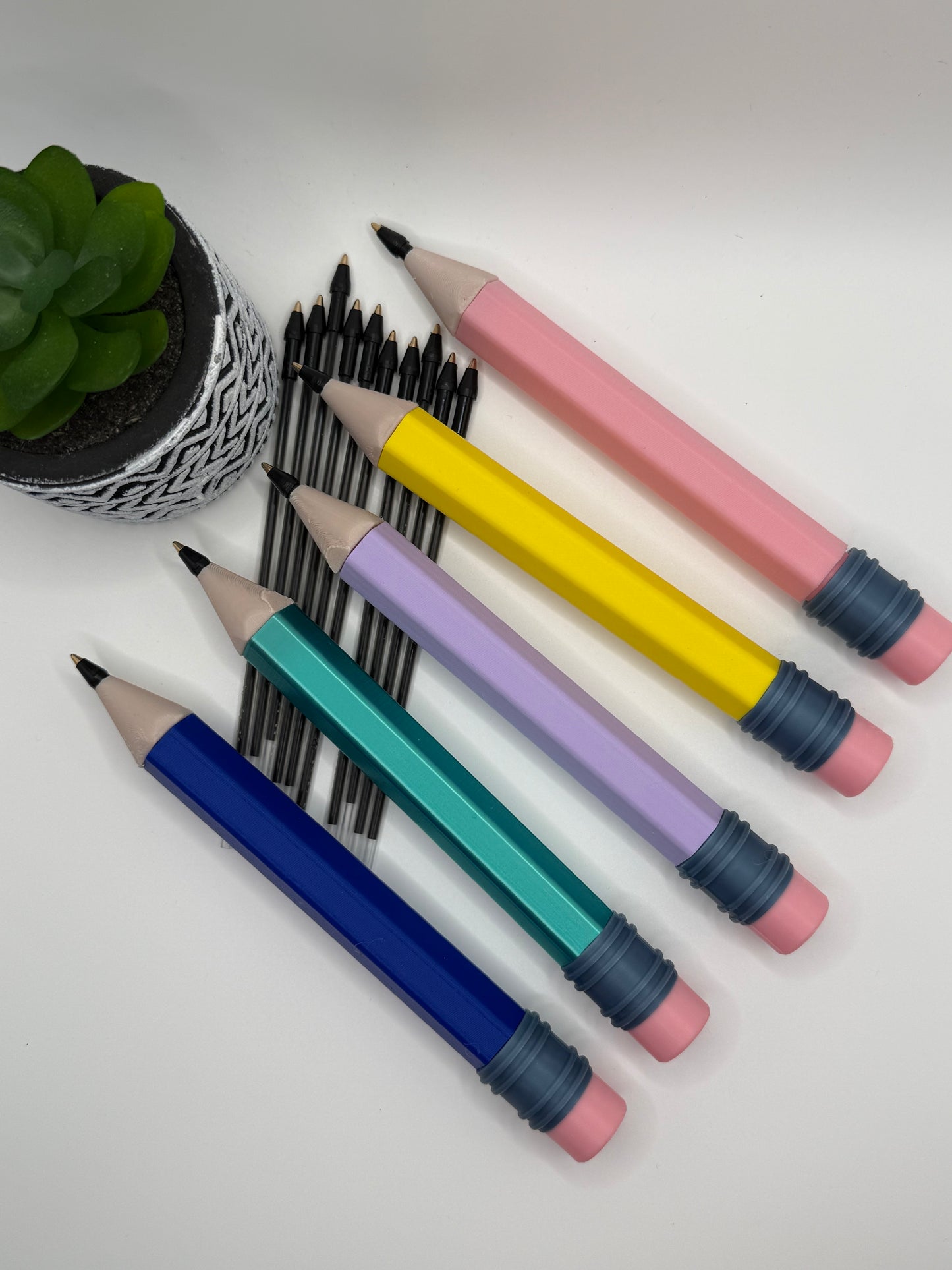 Jumbo Pen | Pencil Look-Alike