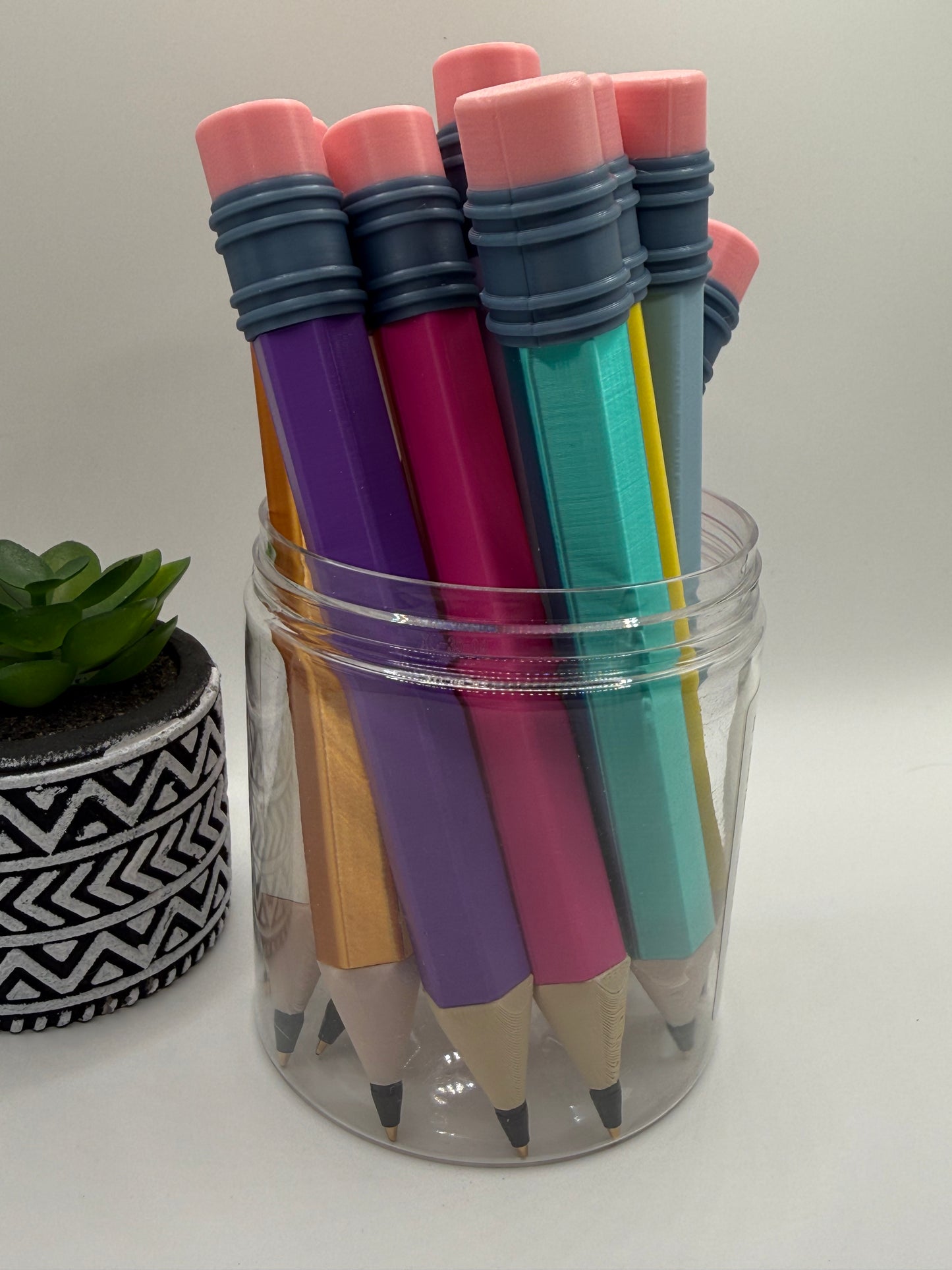 Jumbo Pen | Pencil Look-Alike