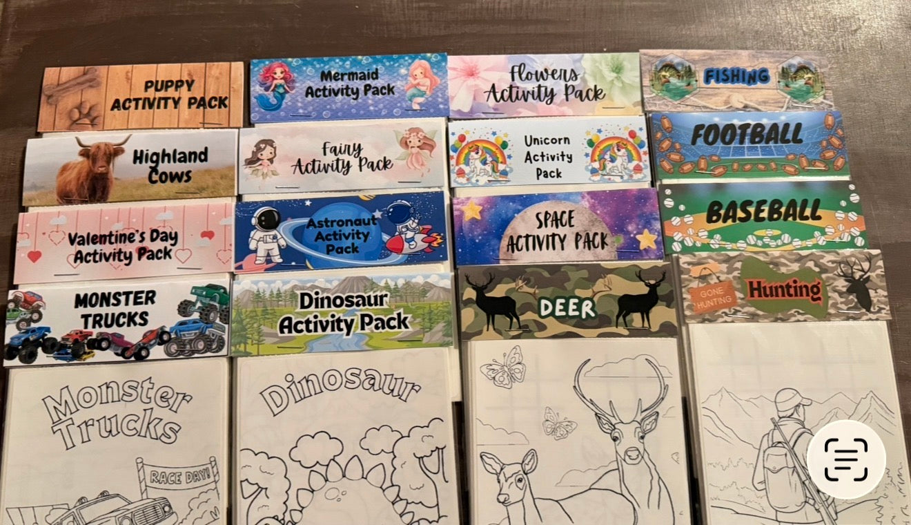 Coloring Sticker Pack | Party Favors