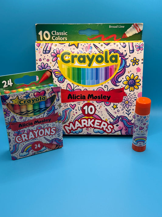 School Supply Labels