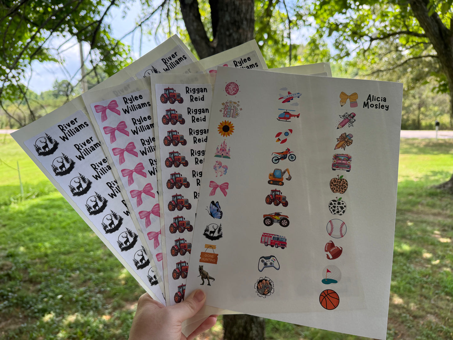 Back to School Name Labels | Sheet of 30