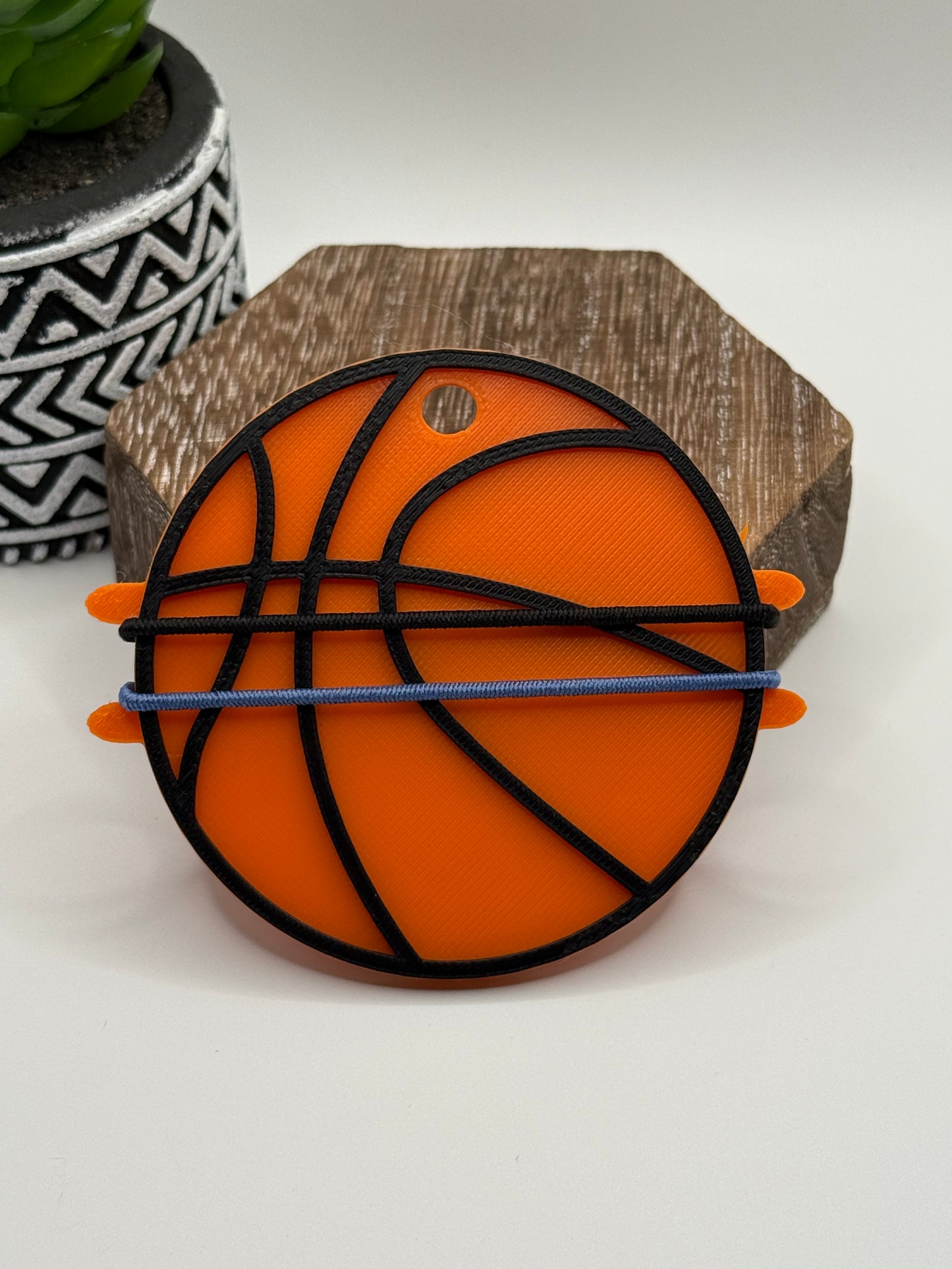 Sports Hair Tie Bag Tag | Baseball | Softball | Basketball | Soccer | Cheer | Golf | Personalized with Name (Copy)