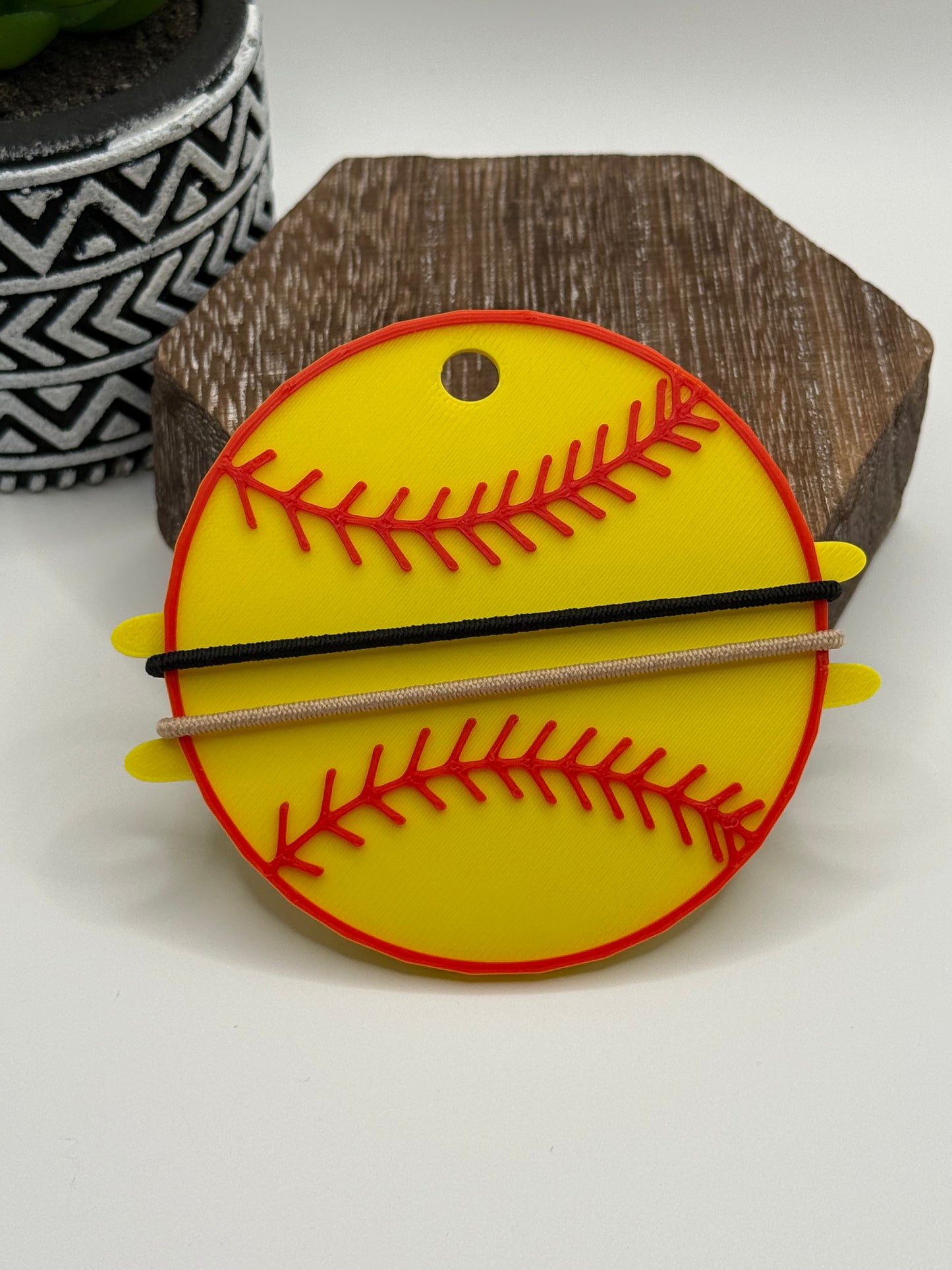 Sports Hair Tie Bag Tag | Baseball | Softball | Basketball | Soccer | Cheer | Golf | Personalized with Name (Copy)